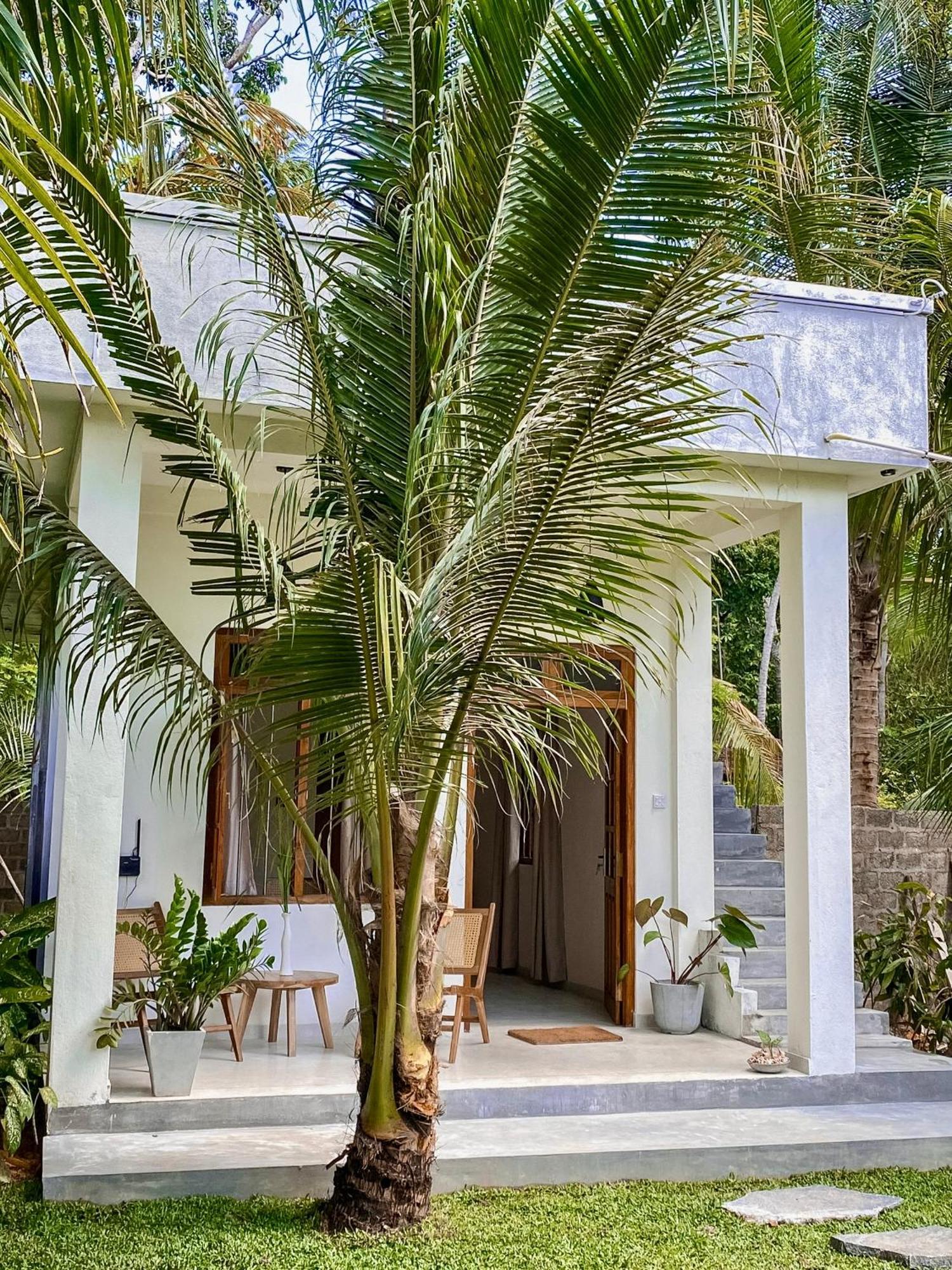 The Palm Private Cottages Midigama East Exterior foto